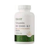 Vitamin D3 2000 UI + K2 120 Capsule, Ostrovit